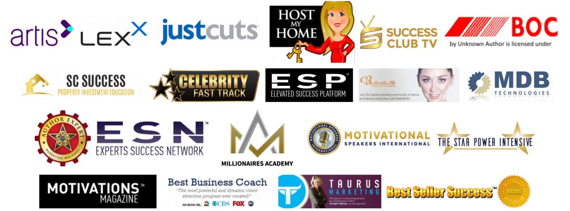 Elite Retreats Client Logos